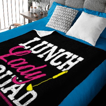 Discover Cafeteria Worker Dinner Lady Cook Lunch Lady Squad Baby Blankets