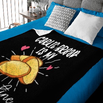 Discover Garlic Bread Is My Valentine Baby Blankets