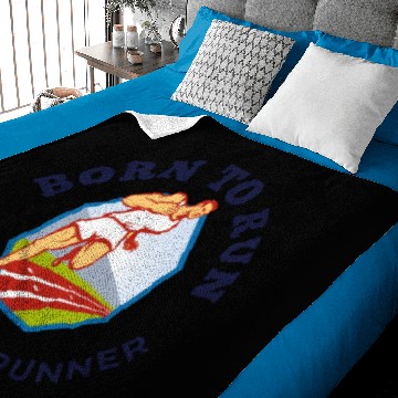 Discover Born To Run : For Running Lovers Baby Blankets