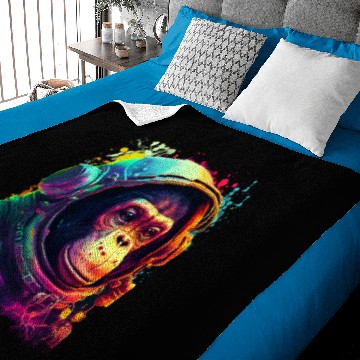 Discover Ape astronaut Baby Blankets