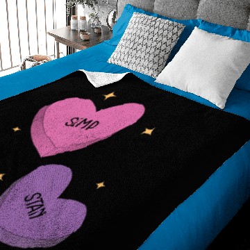 Discover Fun Candy Hearts Baby Blankets