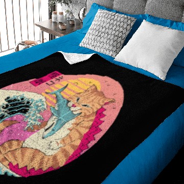 Discover Neko Wave Kaiju Baby Blankets