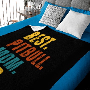 Discover BEST Pitbull Mom Ever Baby Blankets