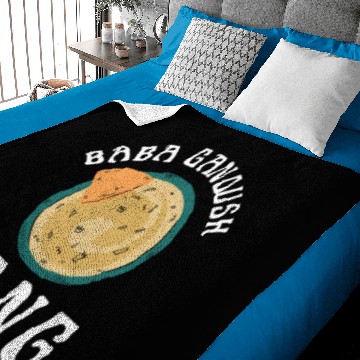 Discover Baba Ganoush Middle Eastern Eggplant Baby Blankets