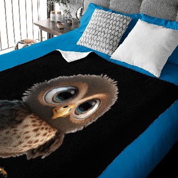 Discover Cute eagle cartoon character Baby Blankets