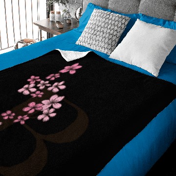 Discover B Botanical Monogram Baby Blankets