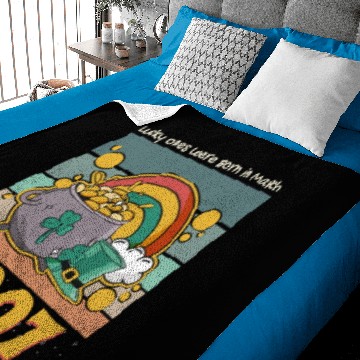 Discover St Patricks Day Birthday Baby Blankets, Born Lucky in