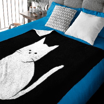 Discover cat icon animal simple Baby Blankets