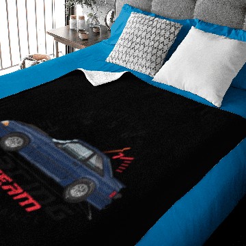 Discover RACING Twilight Blue Baby Blankets