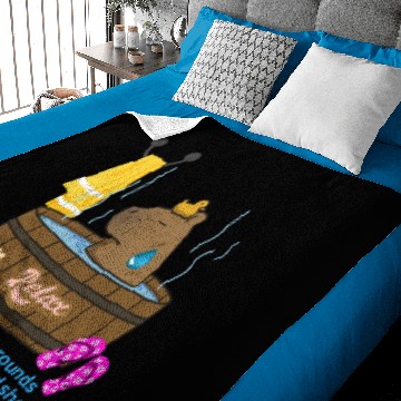 Discover Capybara Is Enjoying Sauna Baby Blankets