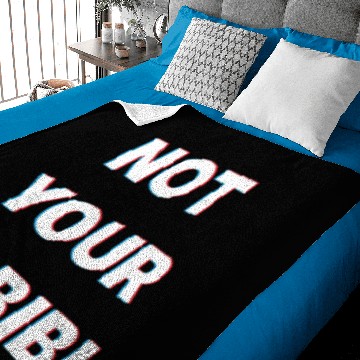 Discover Funny Not Your Habibi Arabic design Baby Blankets