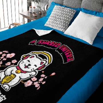 Discover A Shared Universe Lucky Cat Baby Blankets