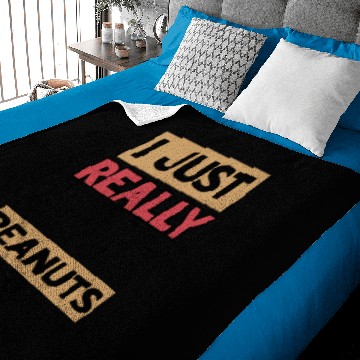 Discover I Just Really Hate Peanuts Peanut Allergic Baby Blankets