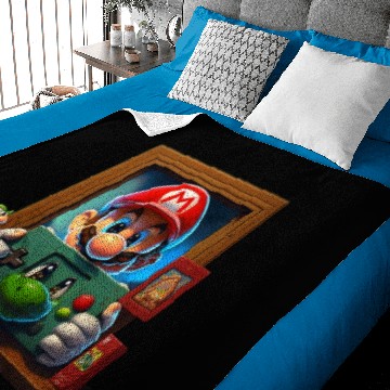 Discover Mario Bros Baby Blankets