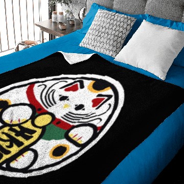 Discover Round Lucky Cat Baby Blankets