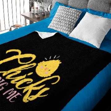 Discover Funny Easter, chicks DIG ME Baby Blankets