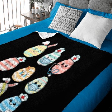 Discover Nurse Easter Cute Nurse Nursing Easter Baby Blankets