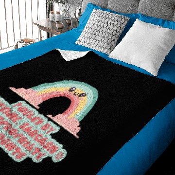 Discover Sarcastic Rainbow Baby Blankets