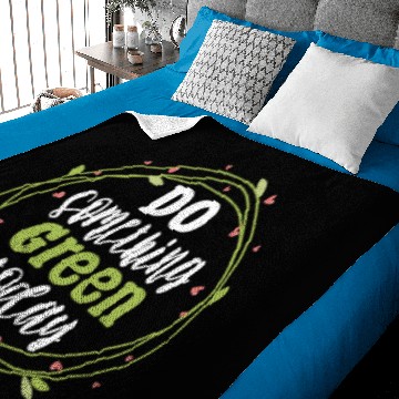 Discover Do Something Green Today Baby Blankets