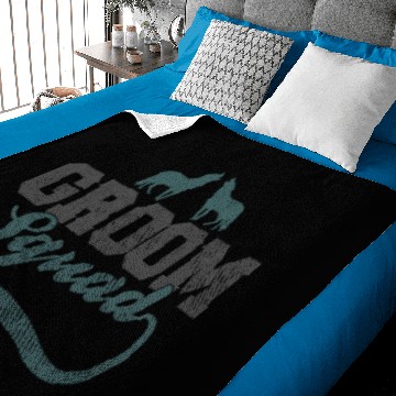 Discover groom squad Baby Blankets