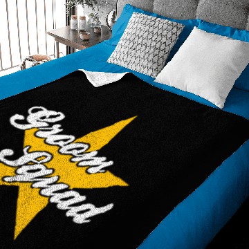 Discover groom squad Baby Blankets