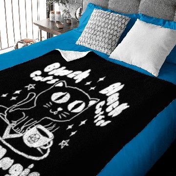 Discover Black Cats, Black Coffee & Black Magic Baby Blankets