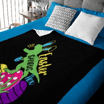 Discover Easter Saurus Rex Dinosaur Easter Baby Blankets