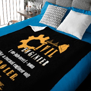 Discover Civil Engineer Definition Funny Civil Engineering Baby Blankets