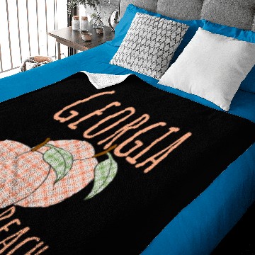 Discover Georgia Peach Baby Blankets