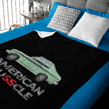 Discover AMERICAN MUSSCLE Light Green Baby Blankets