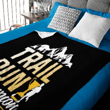 Discover Trail Run Champion Running Runner Trails Baby Blankets