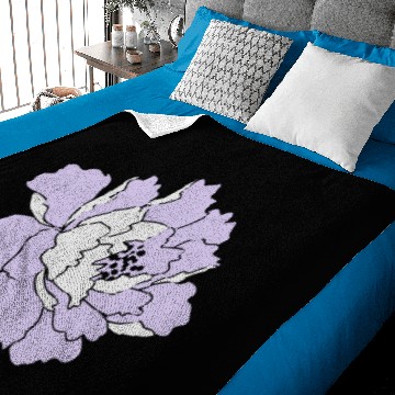 Discover Peony Flower Vector Baby Blankets