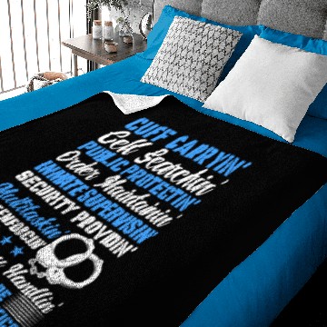 Discover Cuff Carryin' Cell Searchin' Correctional Officer Baby Blankets