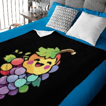 Discover Grape comic Baby Blankets