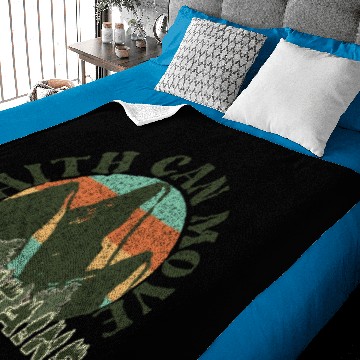 Discover Faith Can Move Mountains Baby Blankets
