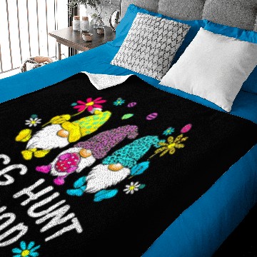 Discover Cute Gnomes Easter Egg Hunt Squad Gnomes Easter Baby Blankets