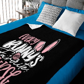 Discover Every Bunny's Favorite Nurse Easter, Funny gift fo Baby Blankets