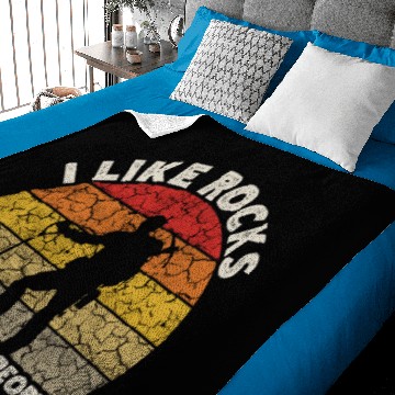 Discover I Like Rocks And Maybe 3 People Rock Collecting Baby Blankets