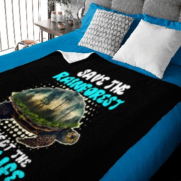 Discover Save the Rain Forest Wildlife protected species Baby Blankets