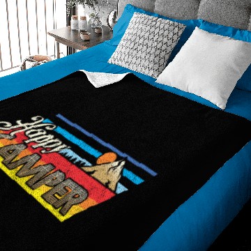 Discover Happy Camper Baby Blankets