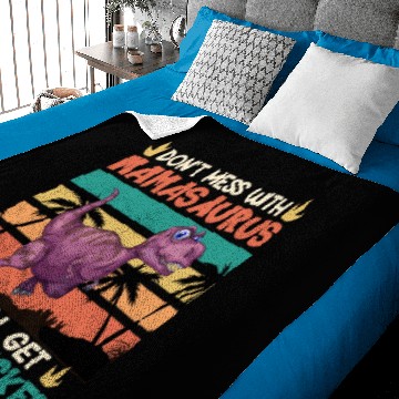 Discover Mamasaurus Dinosaur Momsaurus Jurasskicked Baby Blankets