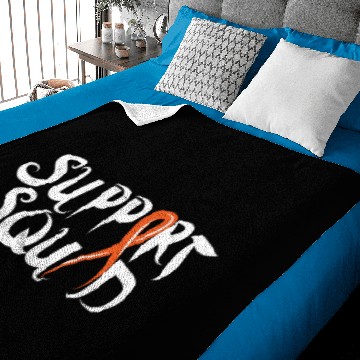 Discover Leukemia Supporters Support Squad Baby Blankets