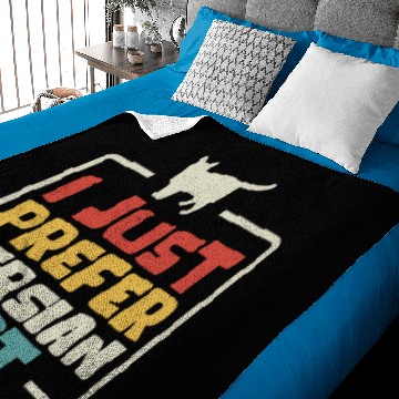 Discover I Just Prefer Persian Cat Baby Blankets
