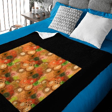 Discover Autumn Spirals, a Patterned Spirograph Collage Baby Blankets