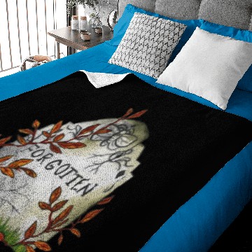 Discover Abandoned Gravestone RIP Baby Blankets