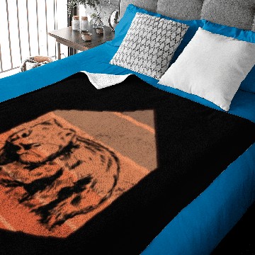 Discover Retro Wombat Baby Blankets