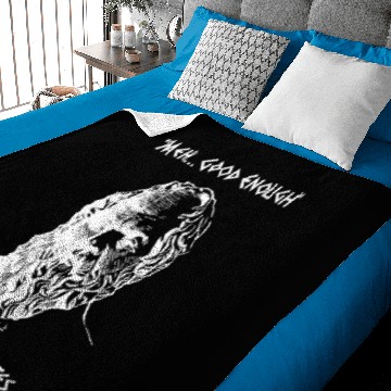 Discover Mediocrates Meh Good Enough Sarcasm Baby Blankets