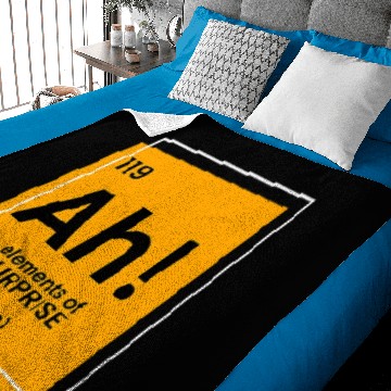 Discover Ah Element of surprise funny Chemist merch funny c Baby Blankets