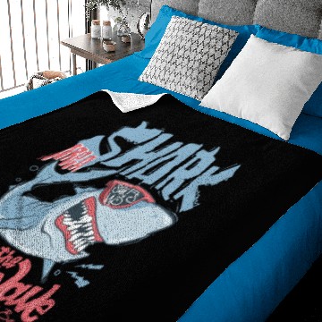 Discover Shark Surf Baby Blankets