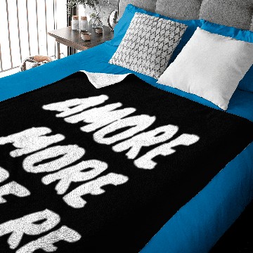 Discover AMORE MORE ORE RE Baby Blankets